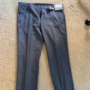 Grey slim fit men’s dress pants - Louis Rafael